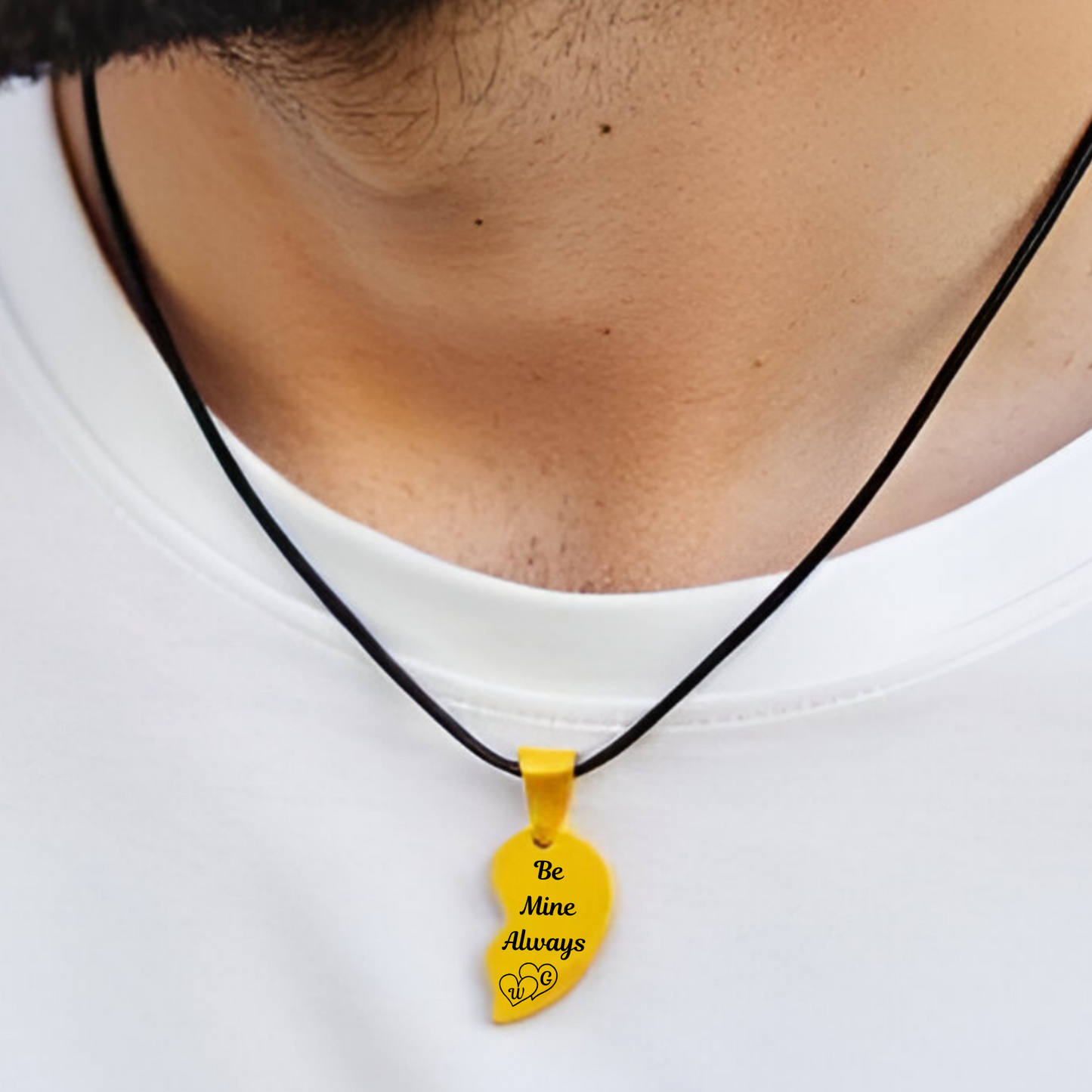 Custom Engraved Couple Necklace – Personalized Names