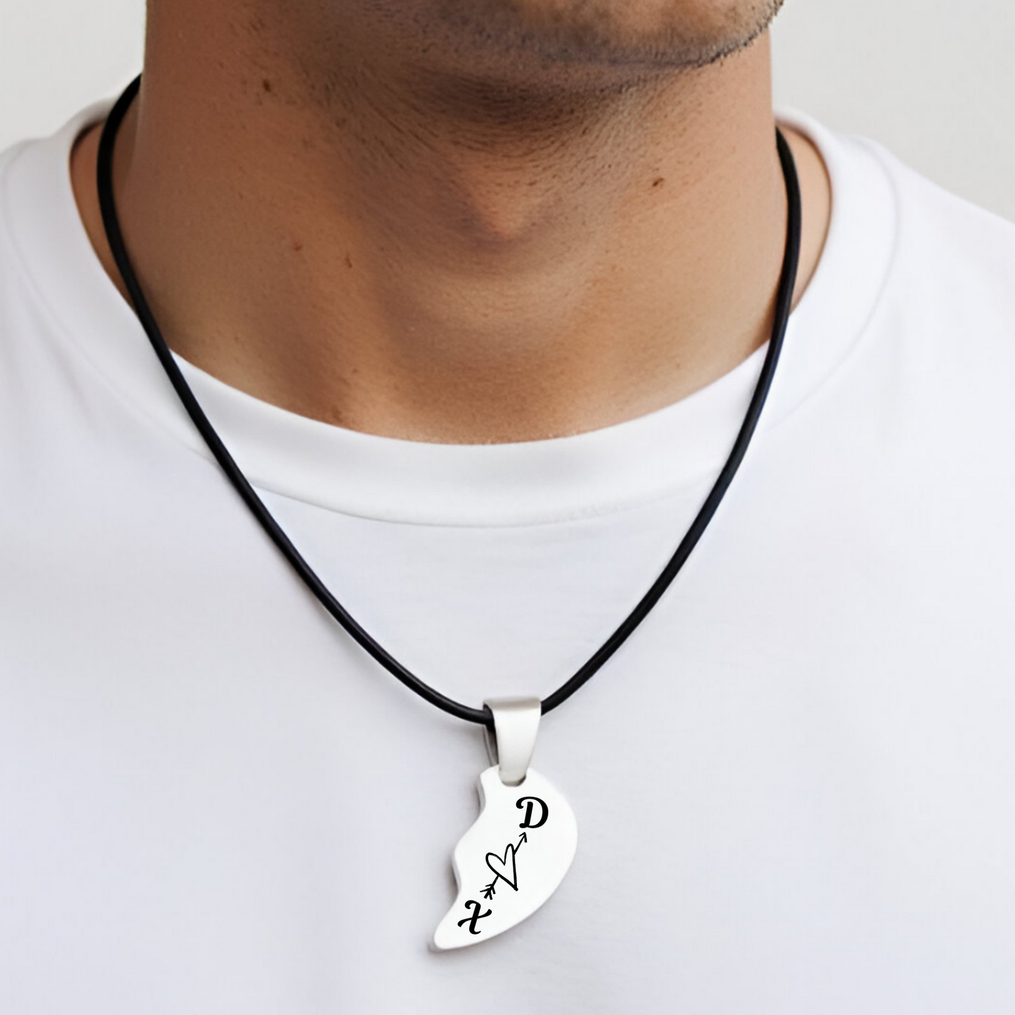 Custom Engraved Couple Necklace – Personalized Names