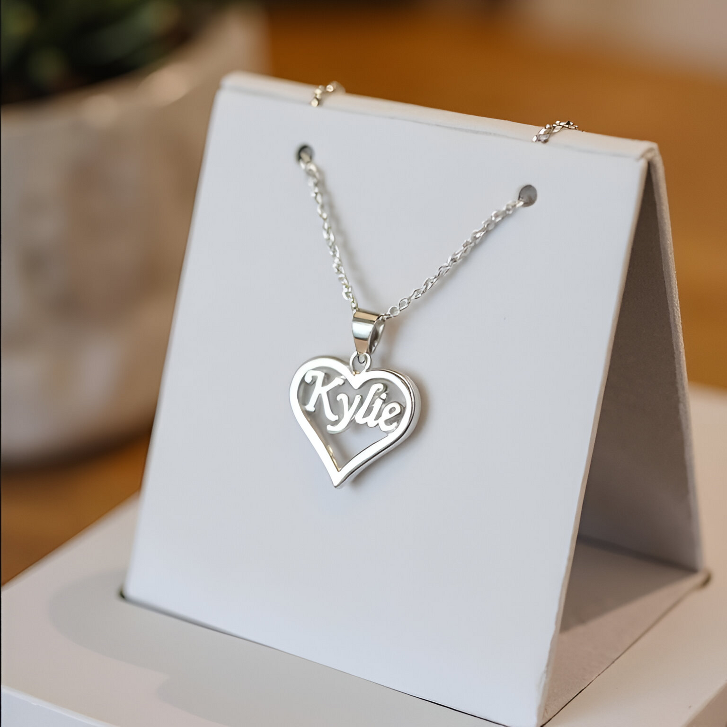 Eternal Heart Personalized Sterling Silver Necklace