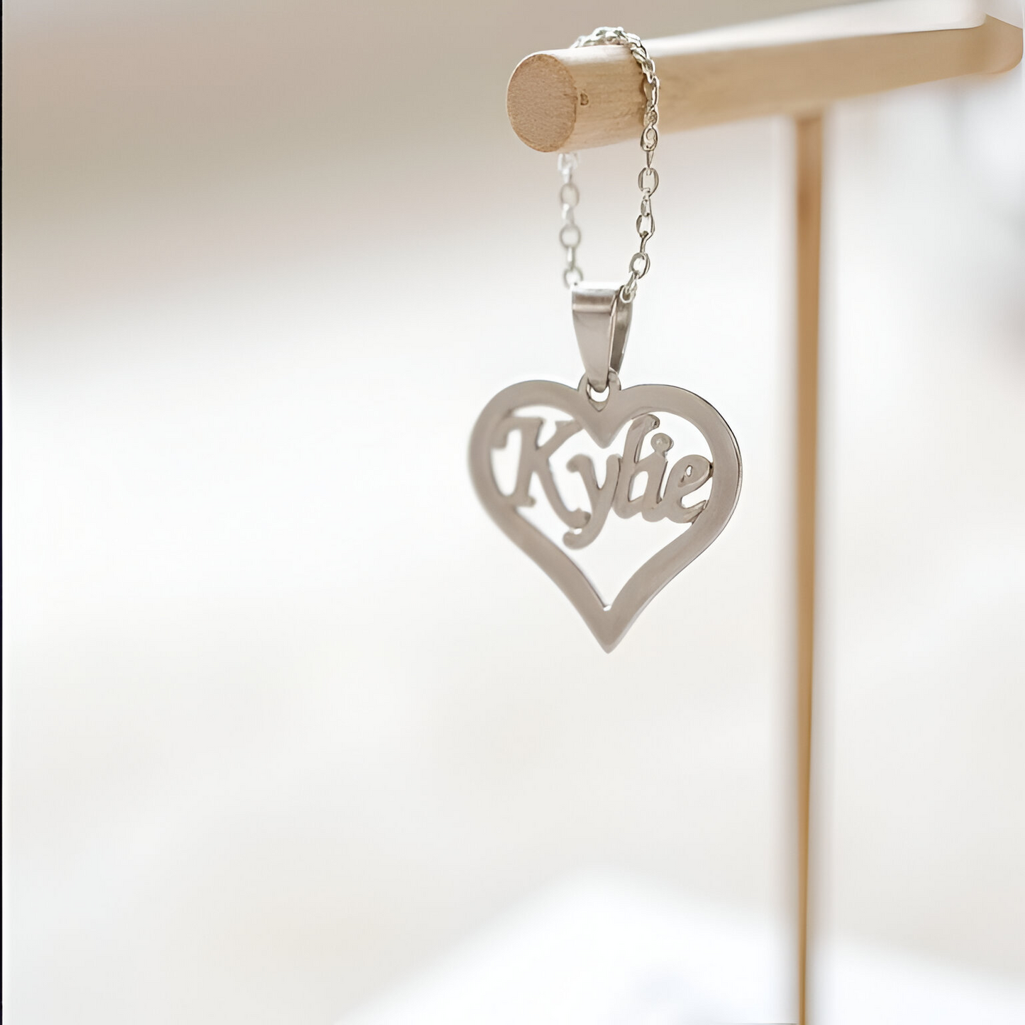 Eternal Heart Personalized Sterling Silver Necklace