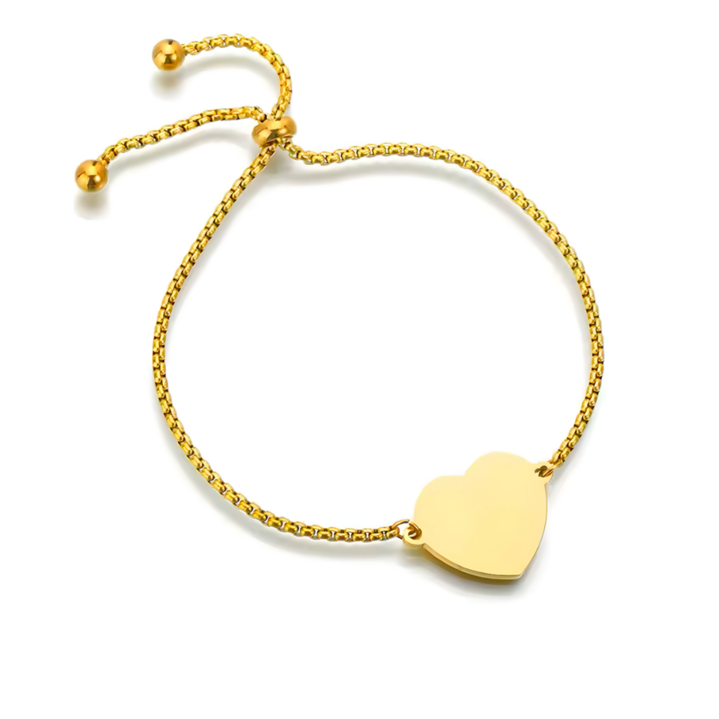 Personalized Heart Bracelet