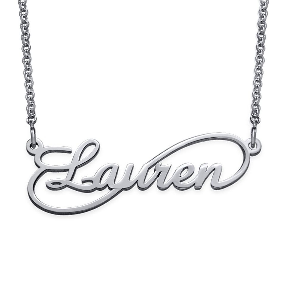 Sterling silver 925 & Gold 14k plated infinity Necklace