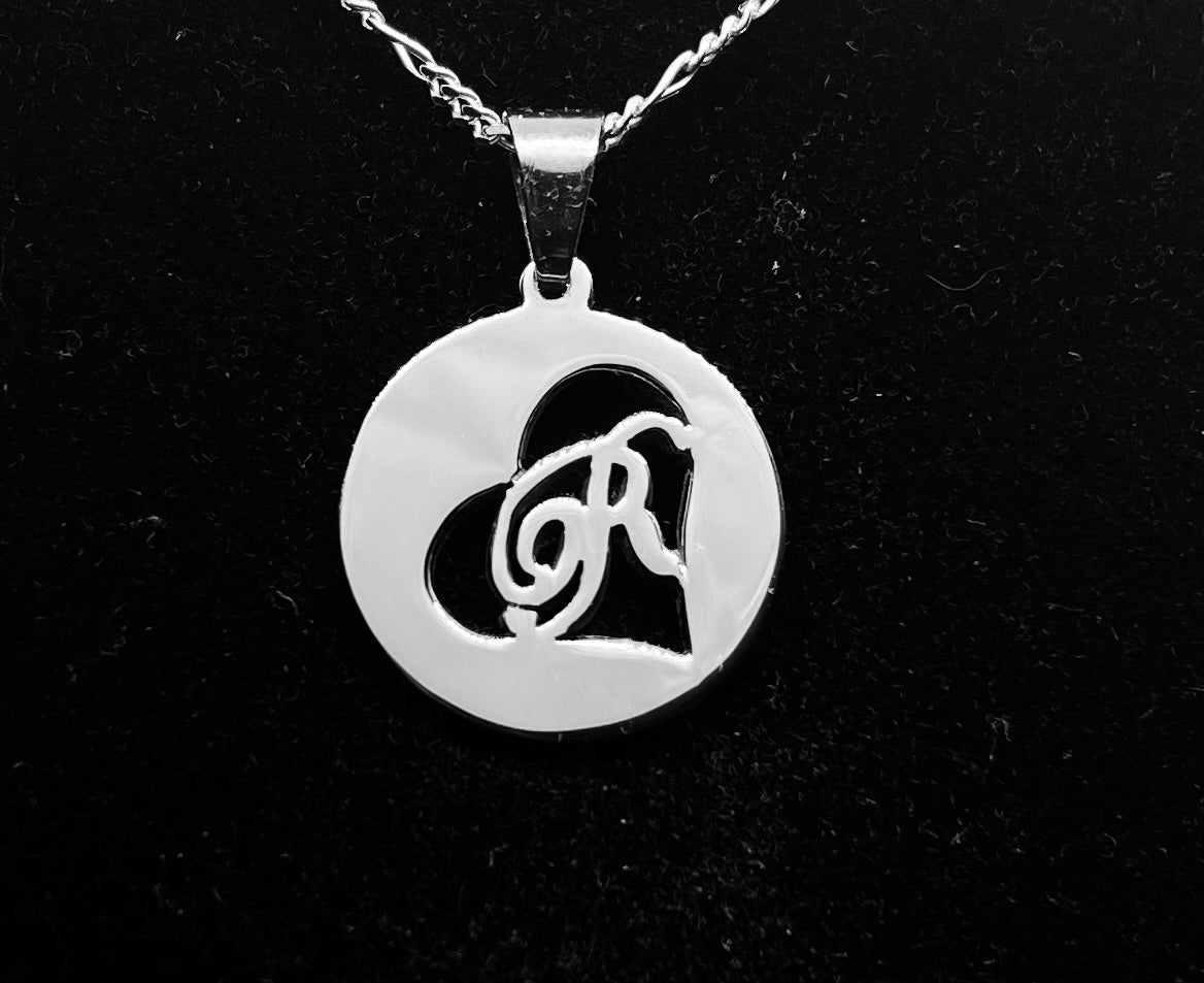 Timeless Sterling 925 Silver Necklace with Custom Letter "R"