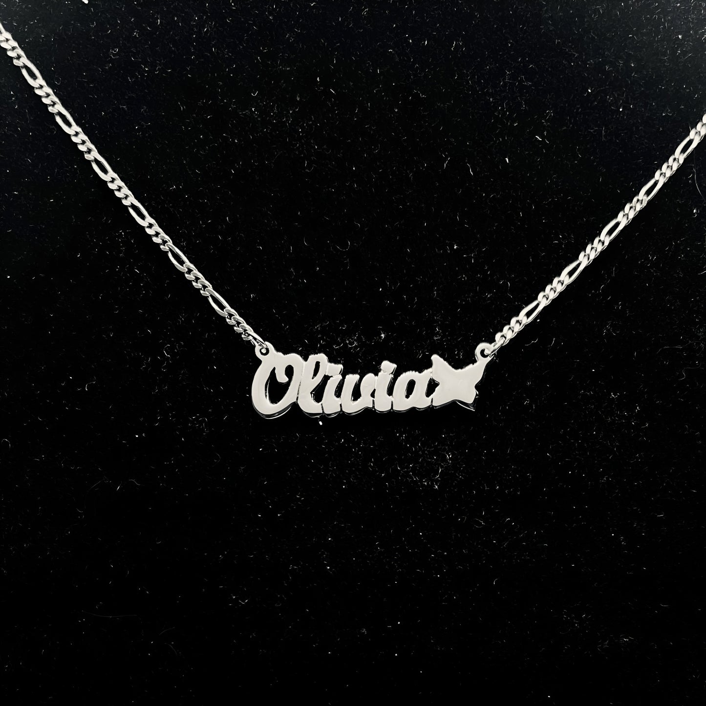 Customized Silver Necklace with Name