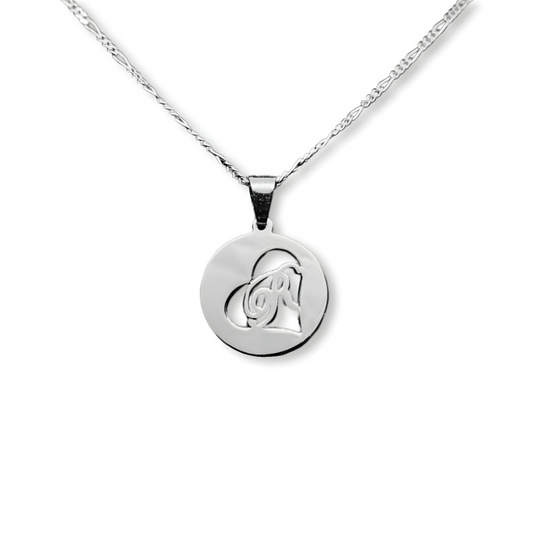 Timeless Sterling 925 Silver Necklace with Custom Letter "R"