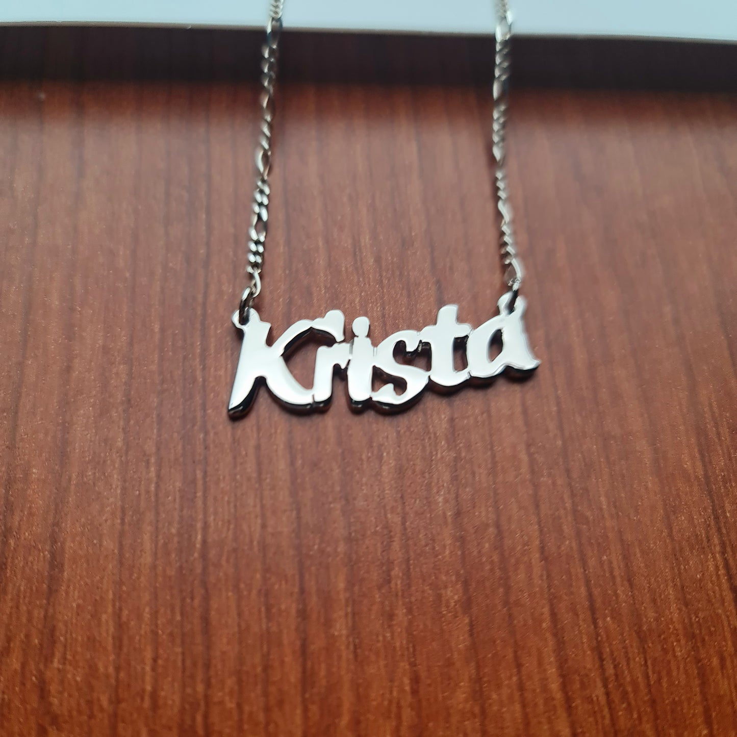 Elegant Silver Necklace - Personalized Name Necklace - Mother's Day Gift - Gift for Kids - Sterling Silver Jewelry (sterling silver 925)