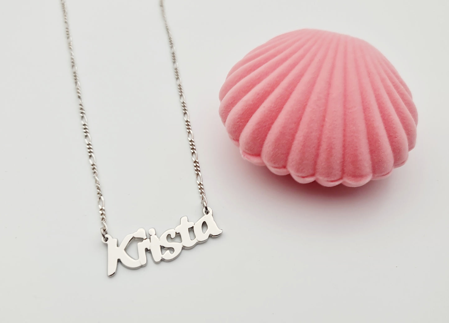 Elegant Silver Necklace - Personalized Name Necklace - Mother's Day Gift - Gift for Kids - Sterling Silver Jewelry (sterling silver 925)