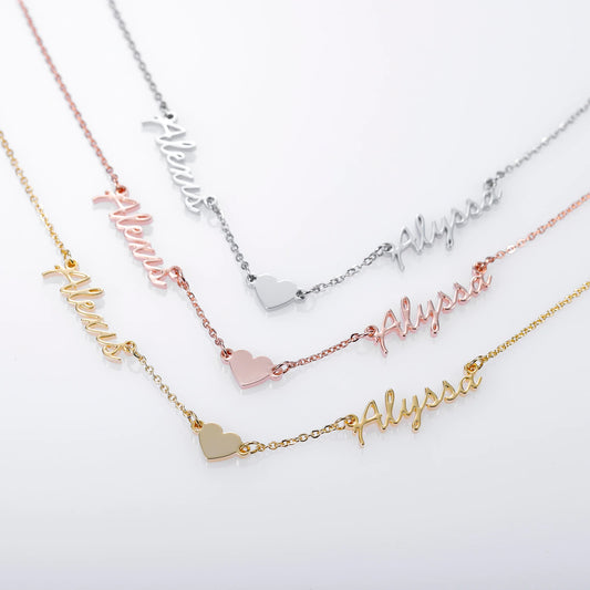 Sterling silver 925 & Gold 14k plated Necklace