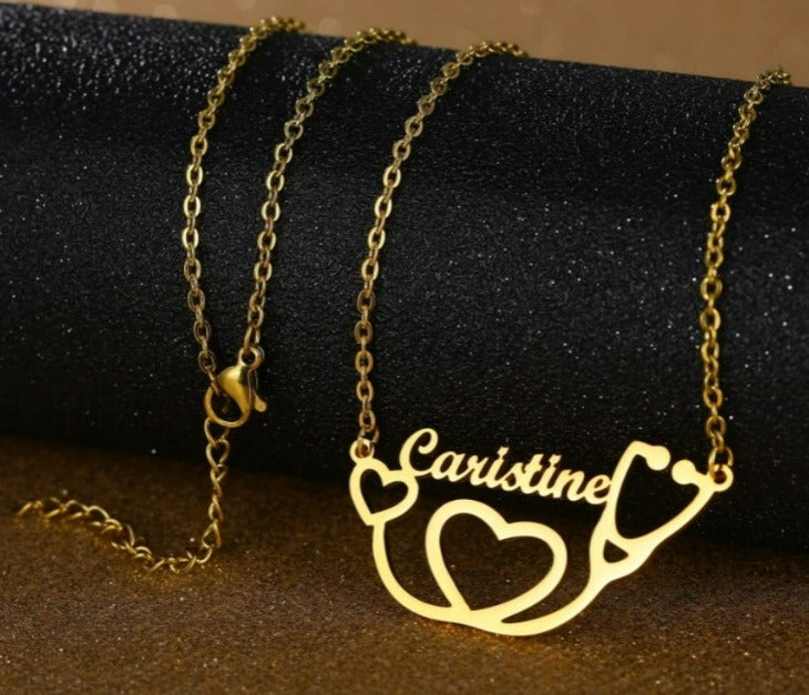 Sterling silver 925 & Gold 14k plated Doctor Necklace